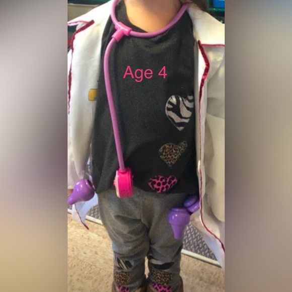 Random Hearts Matching Set Top and Leggings Size 5/6 - Picture 14 of 14